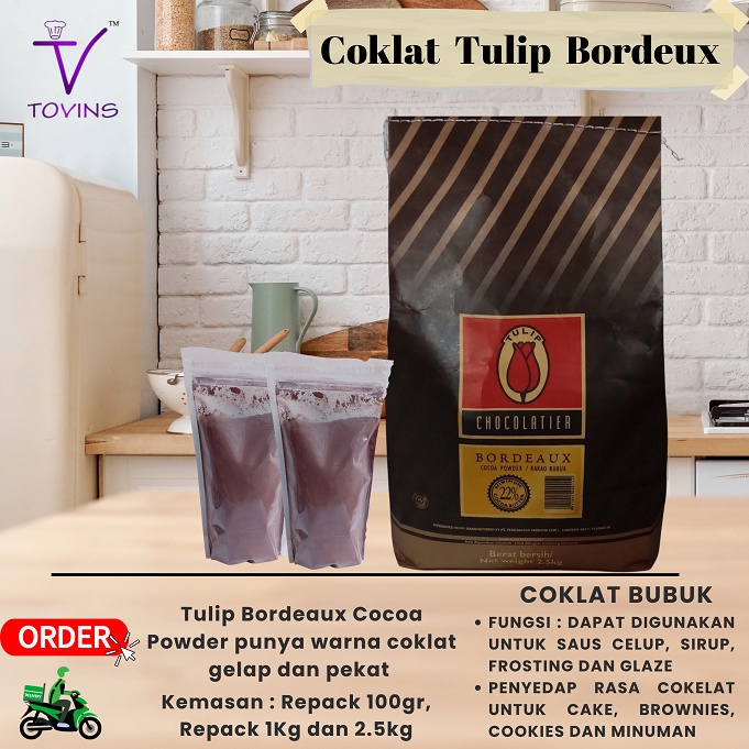 

COKLAT BUBUK BORDEUX KEMASAN REPACK 100 GR