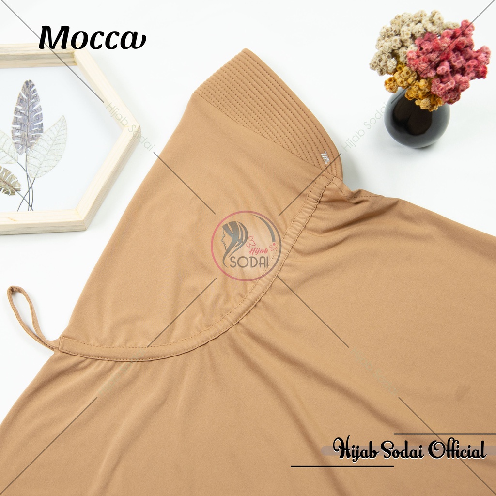 KHIMAR SERUT JOKOWI M | BERGO ADIBA UKURAN M-Mocca