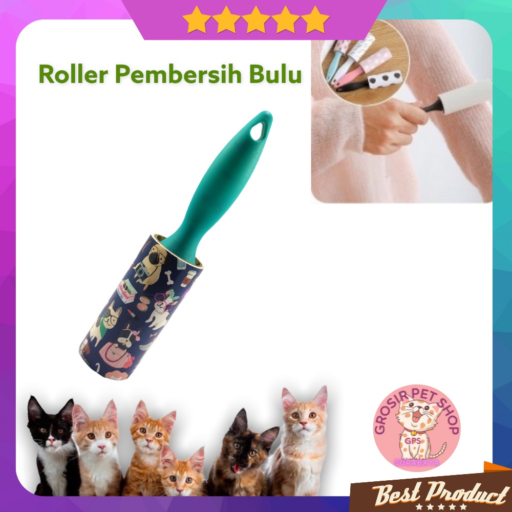 Roller bulu /  Roller pembersih bulu kucing yang menempel pada baju