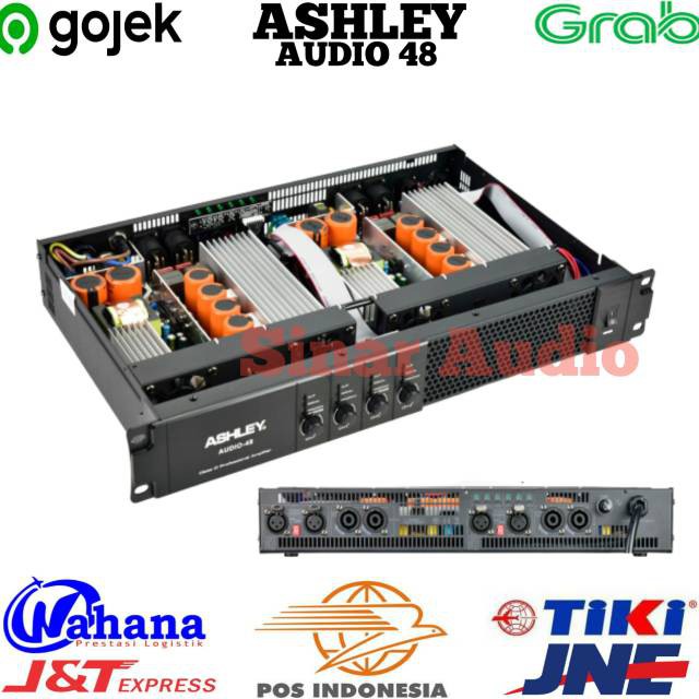 Promo Harga Murah  Power ASHLEY AUDIO-48 / AUDIO 48 4 Channel Class D Original