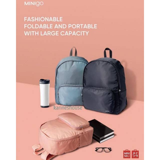 Minigo Foldable Backpack Bag