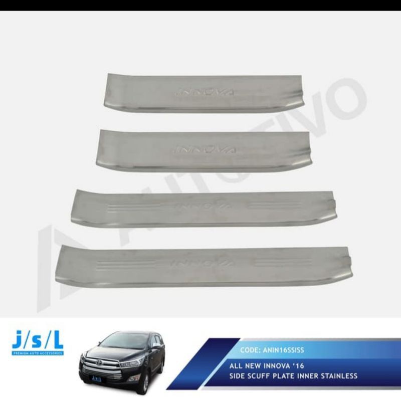 sillplate samping dalam all new Innova inner stainless jsl