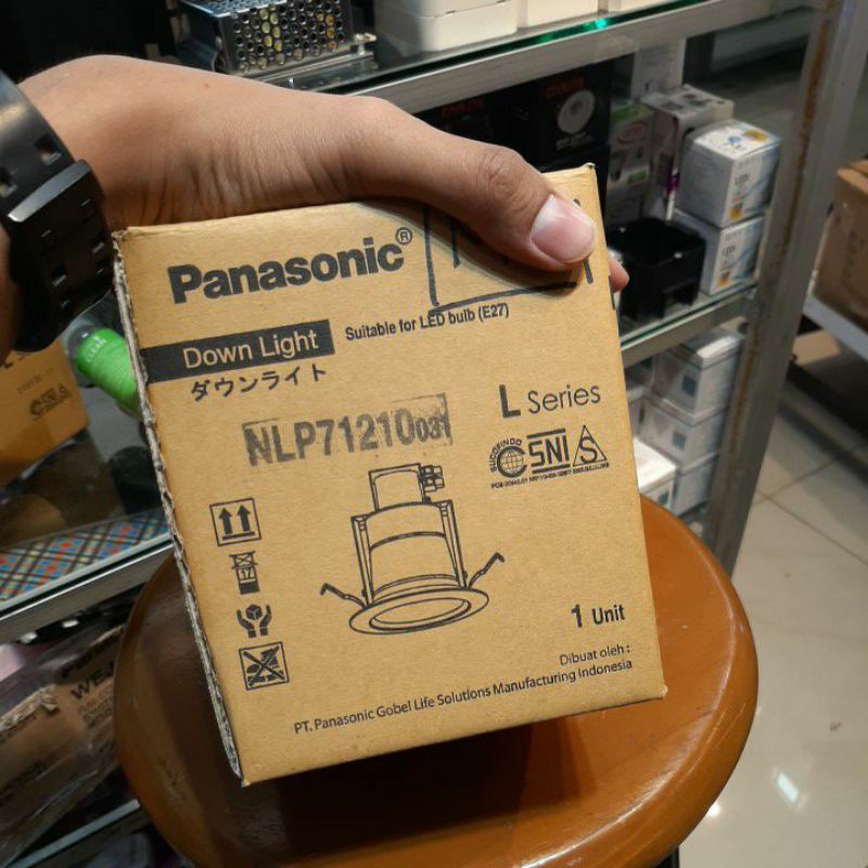 Downlight Panasonic 3 inch 3' NLP71210 Rumah Lampu