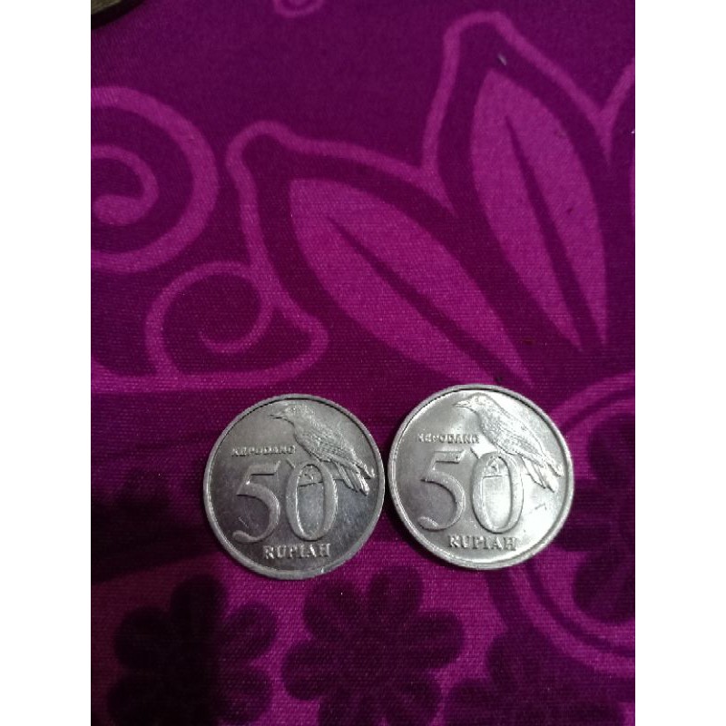 Uang 50 rupiah jadul