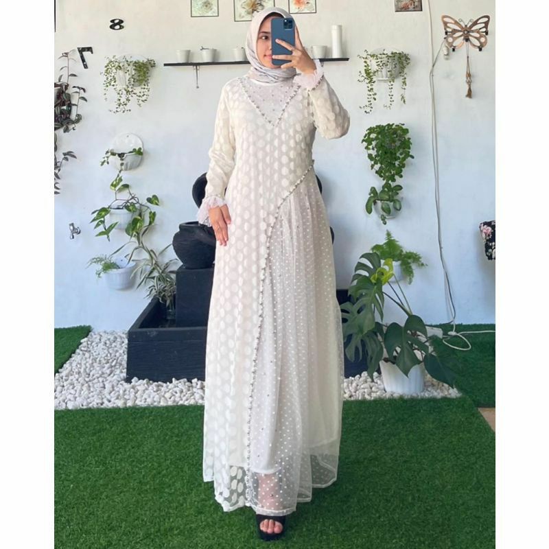Gamis OZIAS khusus Putih Terbaru Original Mewah