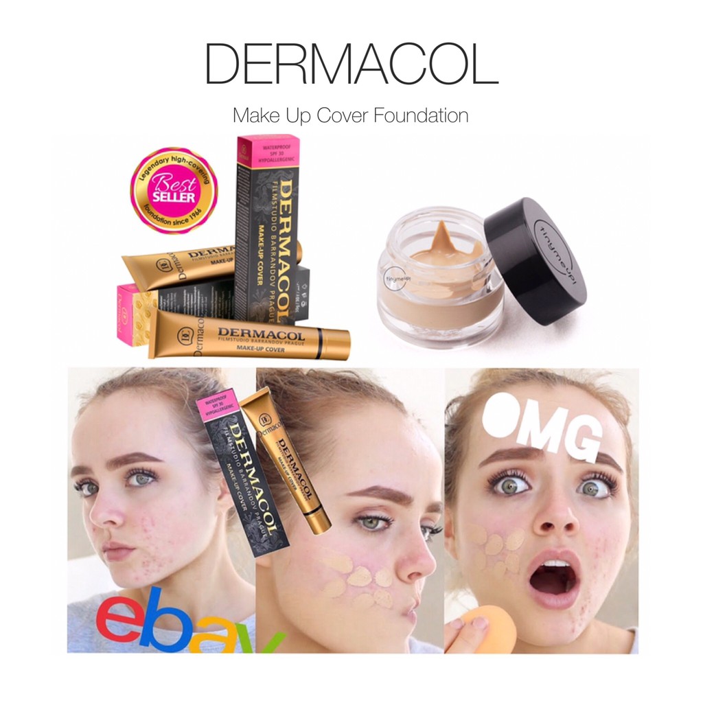 Foundation Dermacol Make Up Cover Original Shopee Indonesia