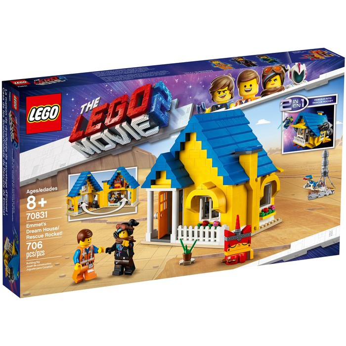 lego movie 2 sets emmet's house