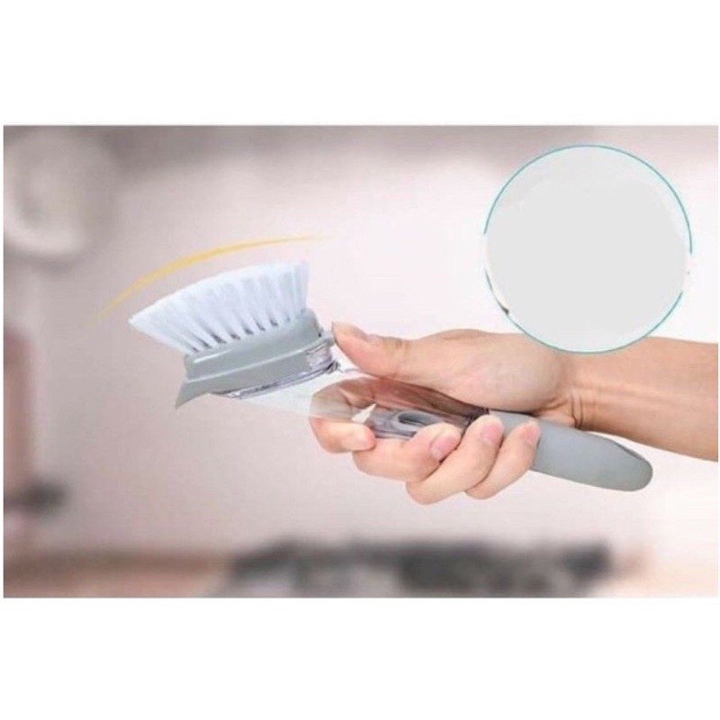 CLEANING BRUSH / ALAT SIKAT DAPUR DISPENSER / CUCI PIRING /  FREE SPONGE SUPER MURAH