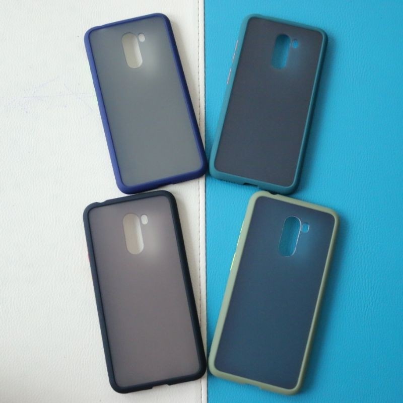 CASE MATTE XIAOMI POCOPHONE F1 TRANSPARAN FUZE MACARON MY CHOICE - FA