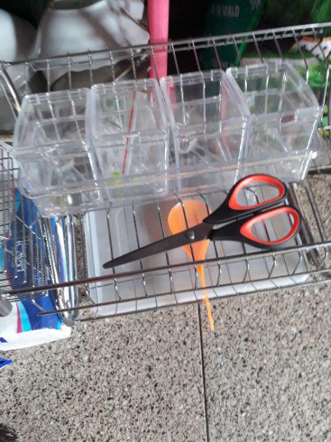 Tempat Bumbu Crystal 1 Set Isi 4