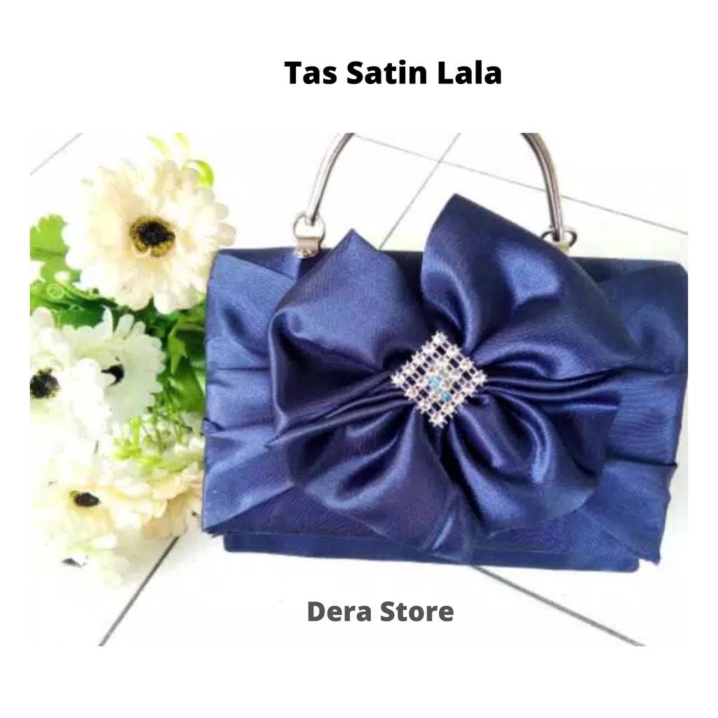 TAS PESTA SATIN MWAR MODEL CLUCTH DAN SELEMPANG TERKESAN MEWAH DAN ELEGAN DERA SHOP99