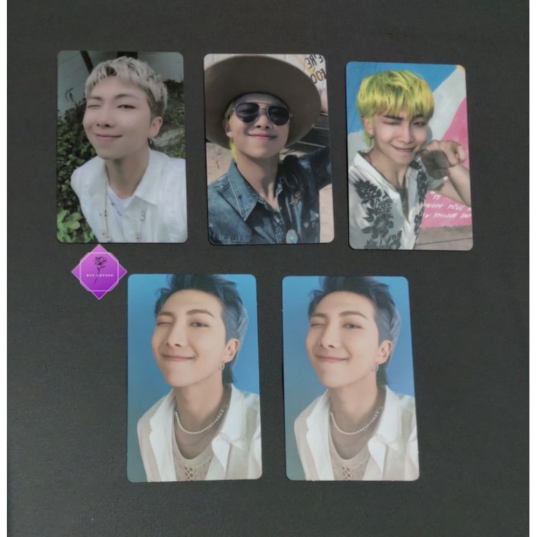 PHOTOCARD PC BTS RM NAMJOON - BUTTER CREAM, LUCKYDRAW LD BUTTER SOUNDWAVE, BUTTER M2U, BUTTER POWERS