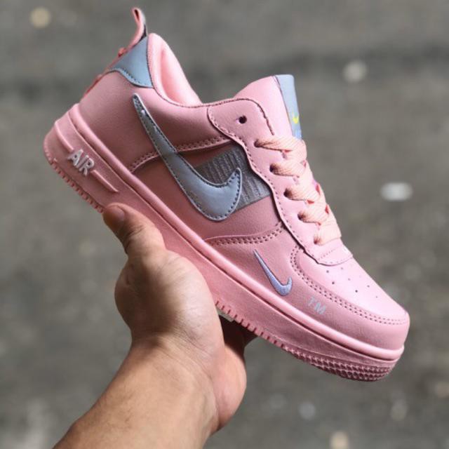 baby pink air force ones