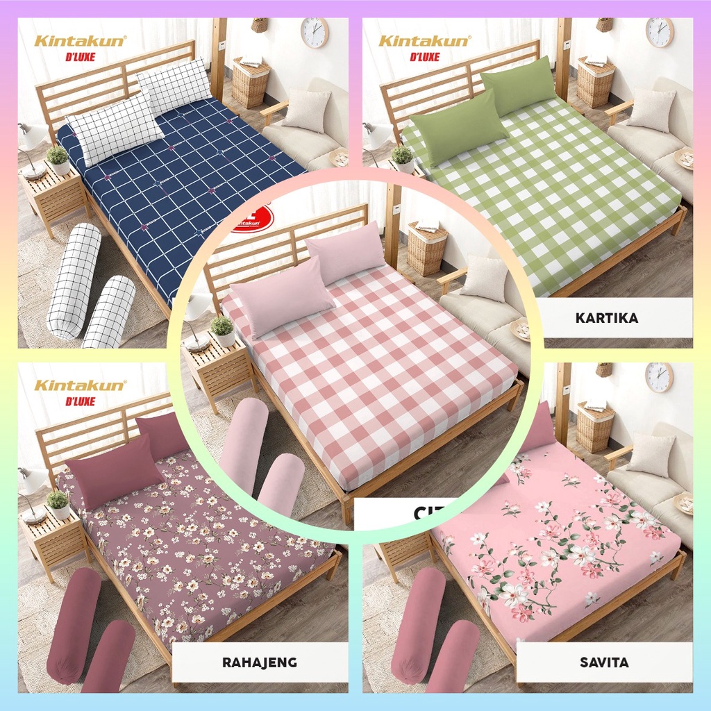 Sprei Kintakun Tinggi 30 CM King Size - Seprei Seprai Kintakun D'luxe T30 180 x 200