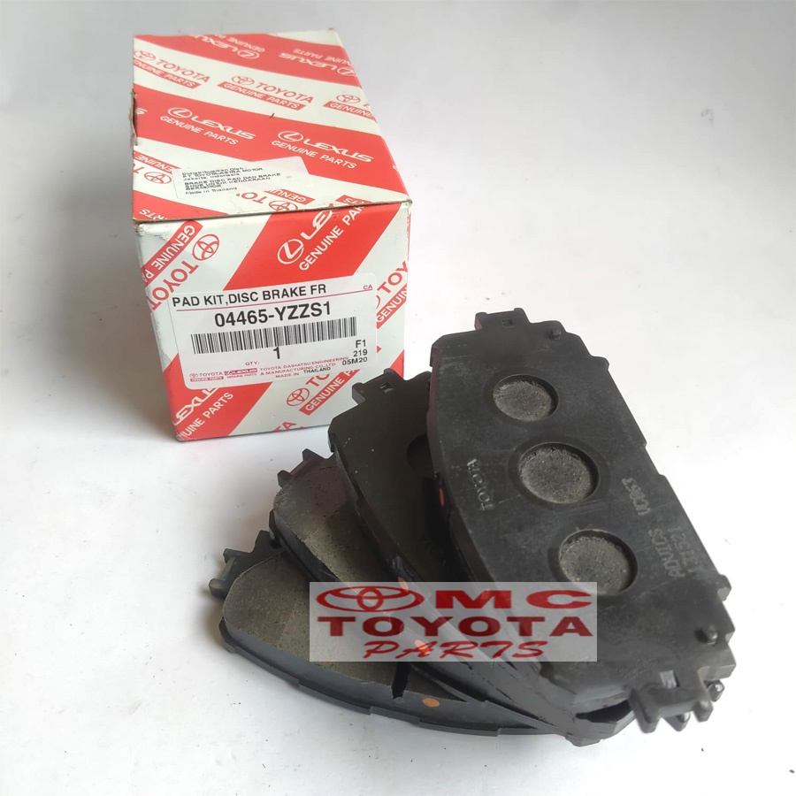 Brake Pad Kampas Rem Toyota Depan Yaris Vios 04465-YZZS1