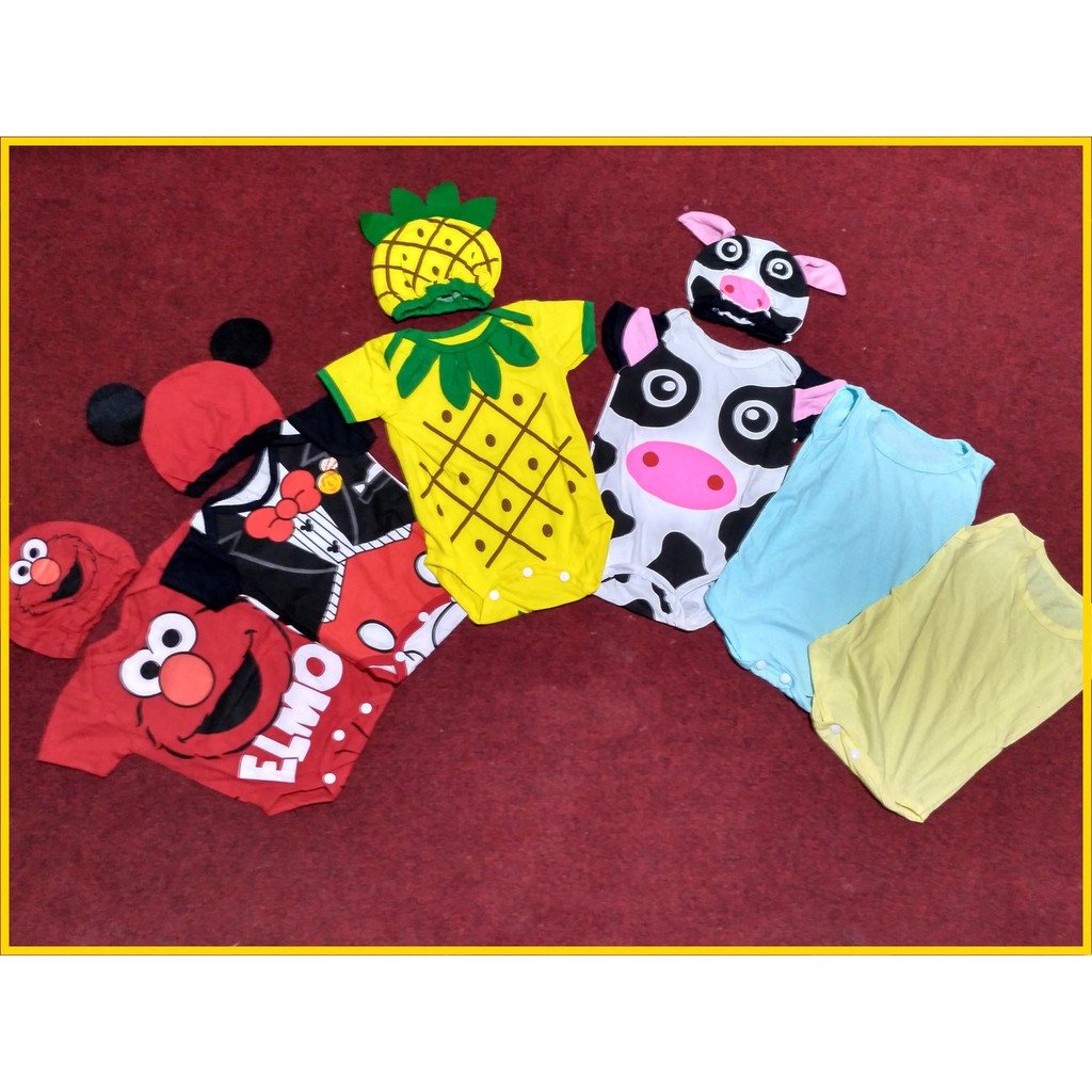 PROMO Jumper bayi karakter lucu usia 0-6 bulan dan 6-12 bulan
