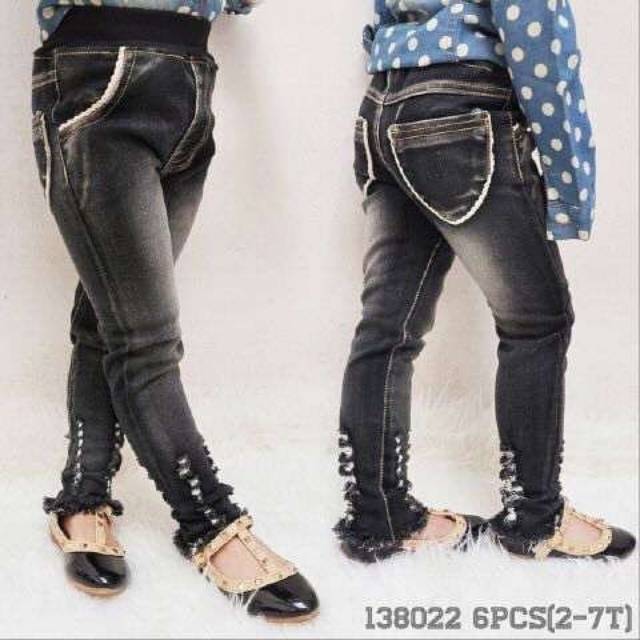 Celana jeans anak cewek/jeans import anak cewek murah
