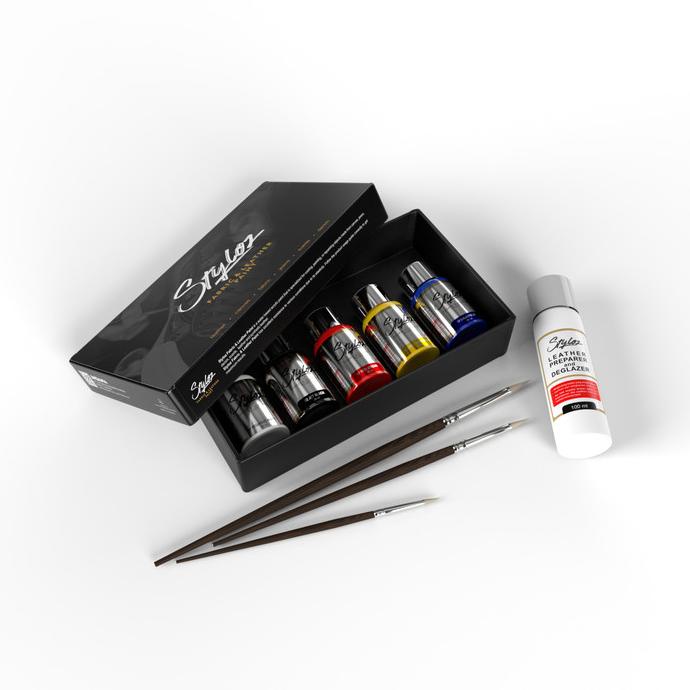 

[COD] Styloz Fabric and Leather Paint 30 ml - Starter Pack TERBATAS Kode 1057