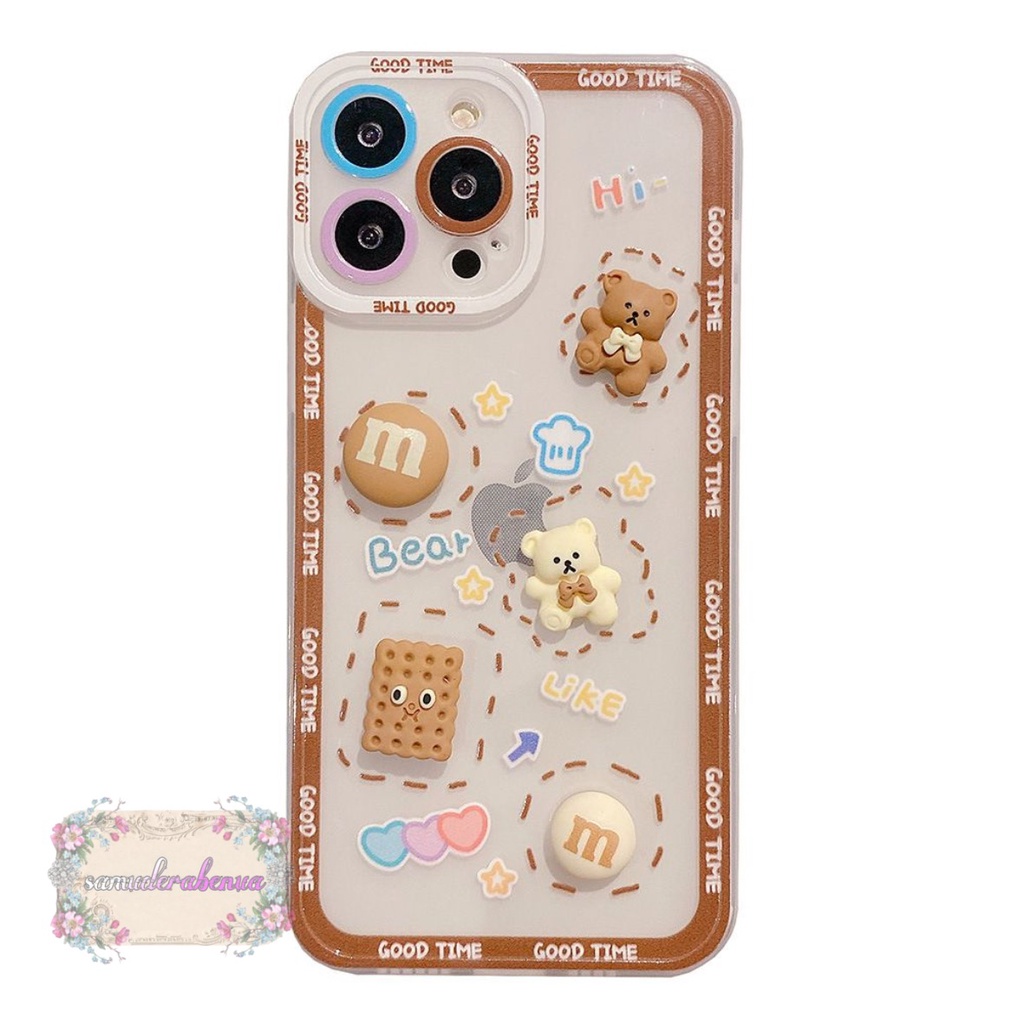 SS097 SOFTCASE 3D IPHONE 6 6+ 7 7+ 8 8+ X XS XR MAX SB3656