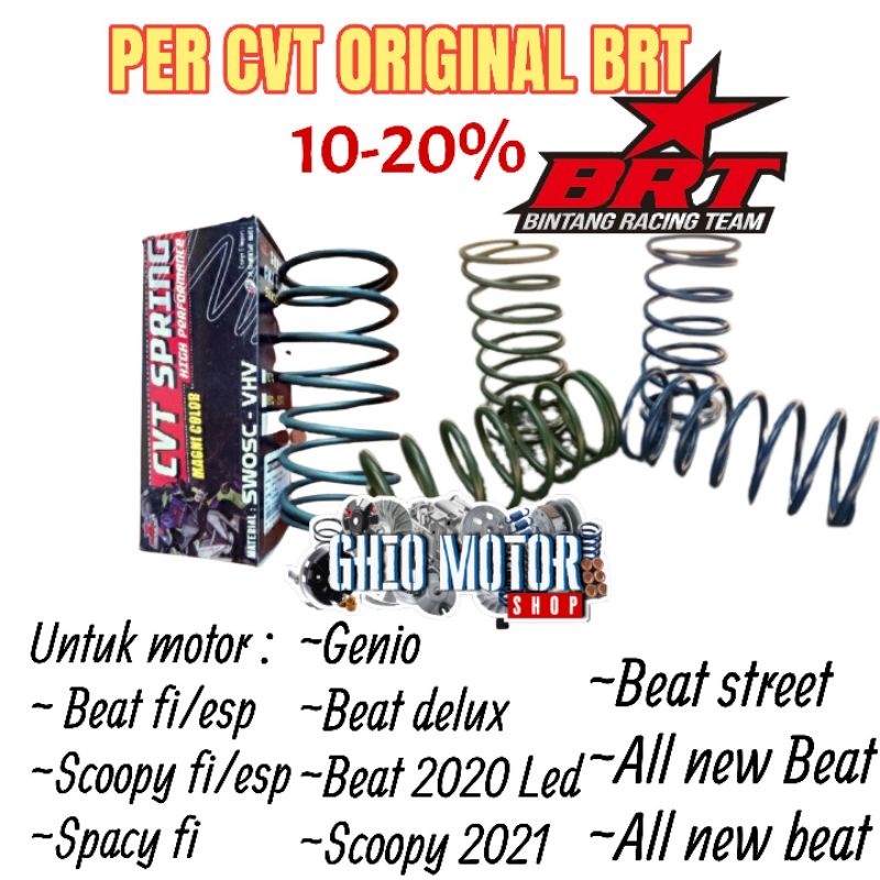 PER CVT BRT RACING BEAT FI BEAT POP VARIO 110 FI BEAT DELUXE GENIO BEAT KARBU BEAT 2020 BRT PER KEONG PER CVT RACING BEAT FI/ESP GENIO/BEAT POP/SCCOPY FI ESP SCOOPY NEW/BEAT STRET FI ESP