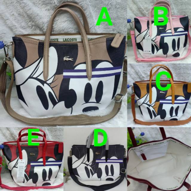 Tas Tote LC Mickey 2 in 1 Semprem