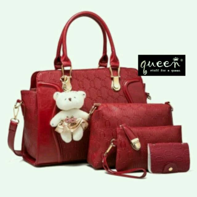 tas wanita cewek fashion unik keren suprem bag import korea batam branded pesta pinggang murah