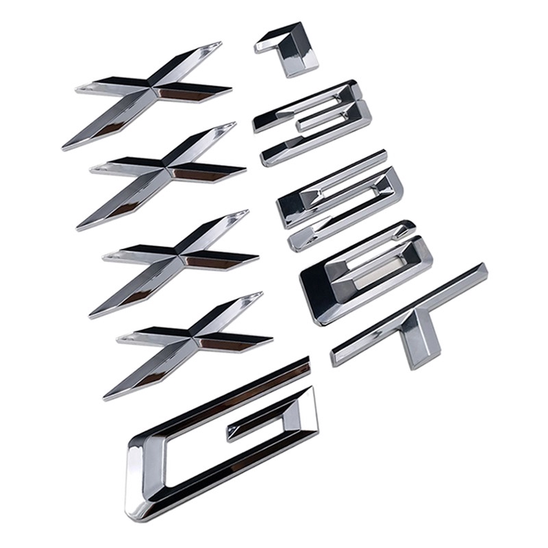 Sticker Emblem Angka 3d Bahan Plastik Abs Warna Hitam Dan Silver Gt X1 X3 X5 X6 Untuk B E63 E64 E65 E66 E87 E93 E86