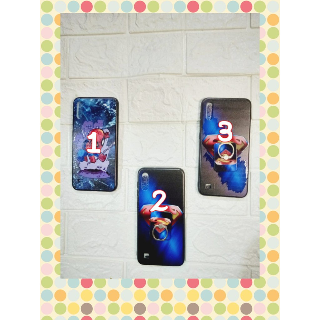 CASE SAMSUNG GALAXY A10 MOTIF LUCU ROBOT SEPIDERMAN IRON MAN