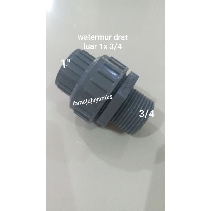 jaya watermur drat luar 1 x 3/4