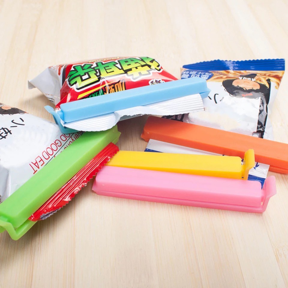 XOQ - Penjepit Plastik Kemasan Snack / Penjepit Kemasan Makanan Ringan Serbaguna / Jepitan Snack / Penjepit Kemasan Snack / Seal Food / Clip Food