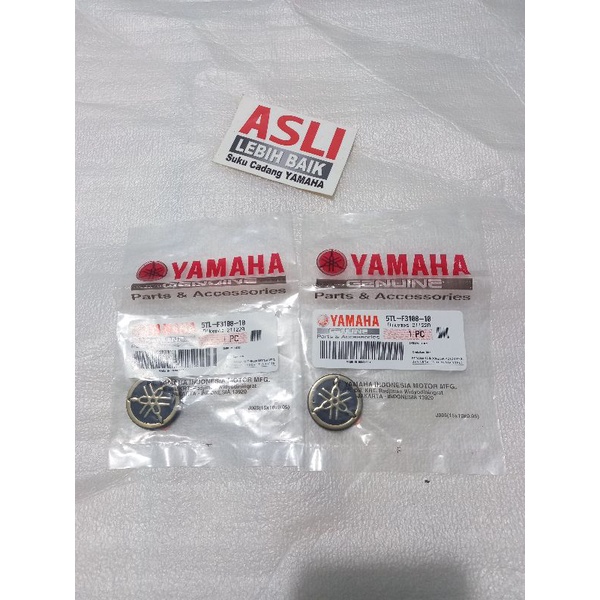 emblem tameng depan mio, soul, fino karbu original