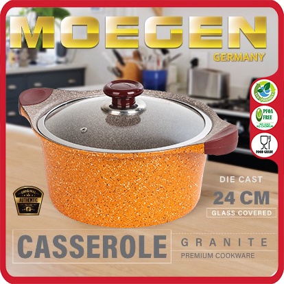 Moegen Germany Casserole / Stock Pot 24cm Granite Series