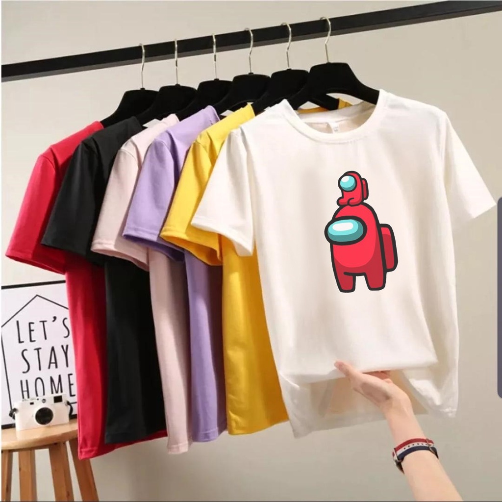 MYSTIQUEID - BAJU KAOS AMONG US LUCU DAN AESTHETIC