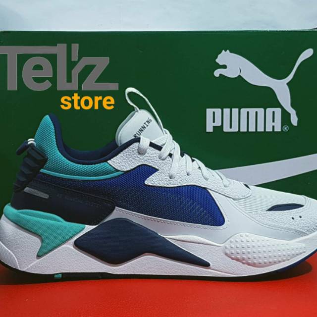 puma white galaxy blue