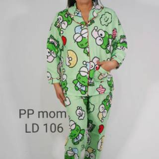  baju tidur couple  ibu dan anak keropi wawa SET STELAN 