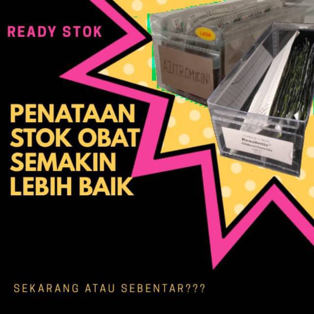 Kotak obat plastik mika ukuran 8 cm