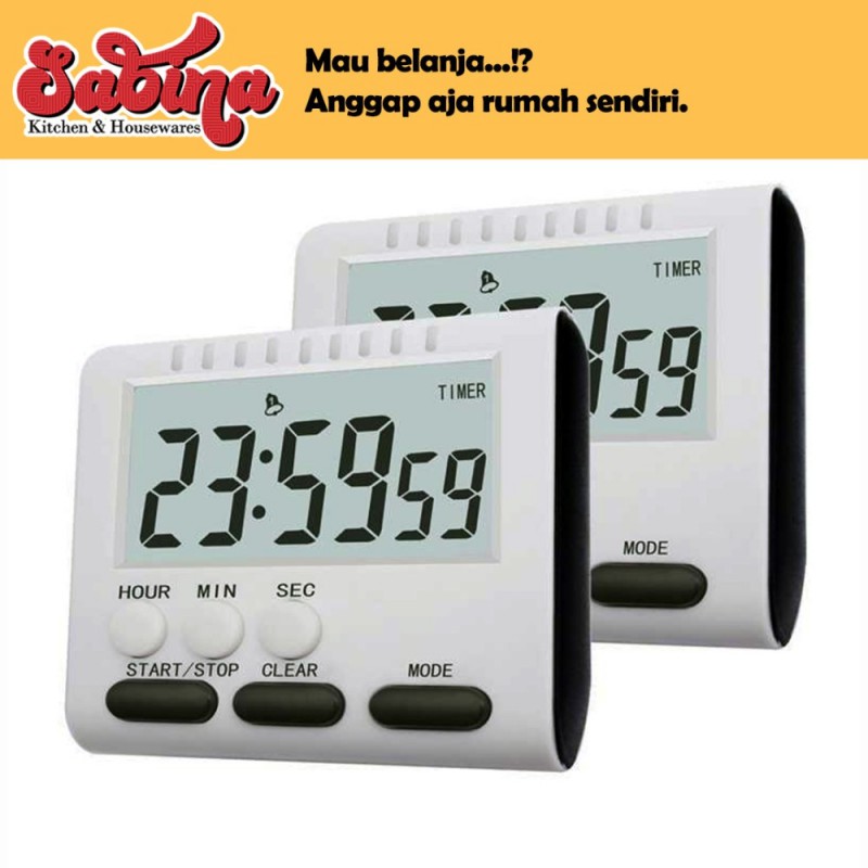 Timer Jam Alarm Masak Dapur Magnetic Stand Kitchen Countdown Clock