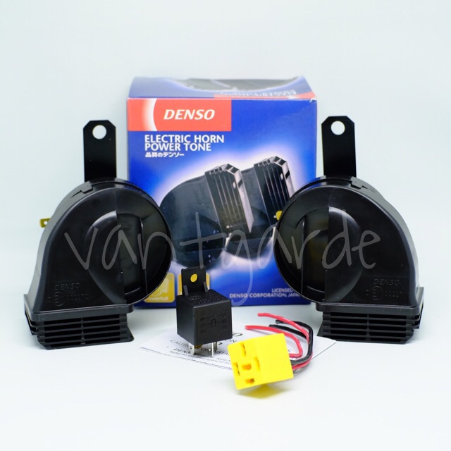 Original Klakson Denso Keong Waterproof + Relay Hella & Socket