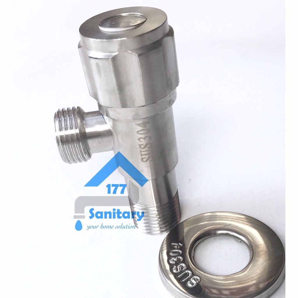 Stop Kran Stainless sus 304 Murah Single FV07- Keran Shower stainles minimalis angle valve stenlis sanitary177 /H9