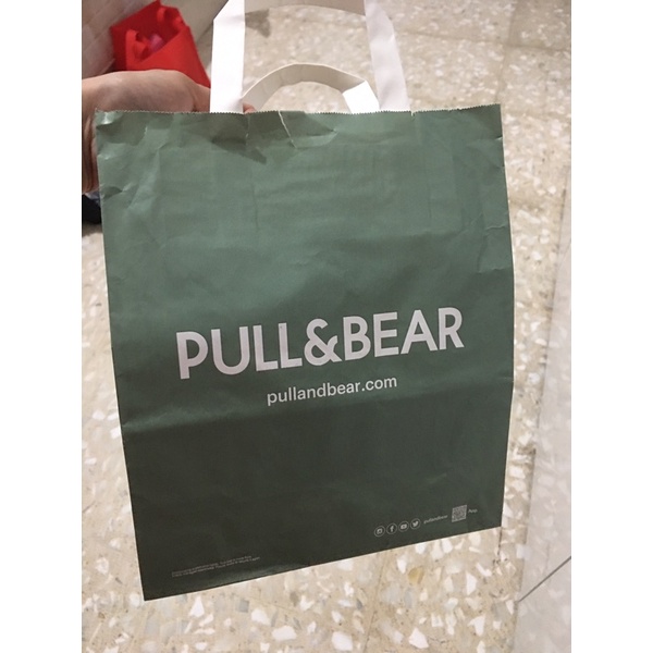 

paper bag pull and bear original