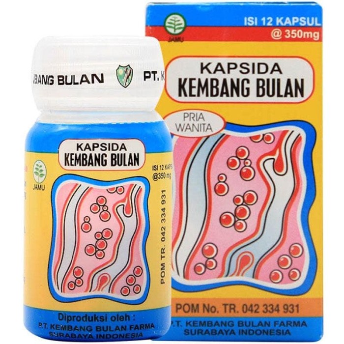 kapsul bersih darah kembang bulan kapsida 12kapsul