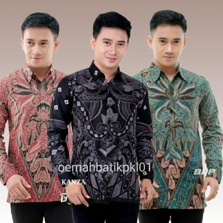 KEMEJA BATIK PRIA LENGAN PANJANGPREMIUM MODERN MURAH JUMBO SIZE M L XL XXLKEMEJA BATIK KERIS KEREN O