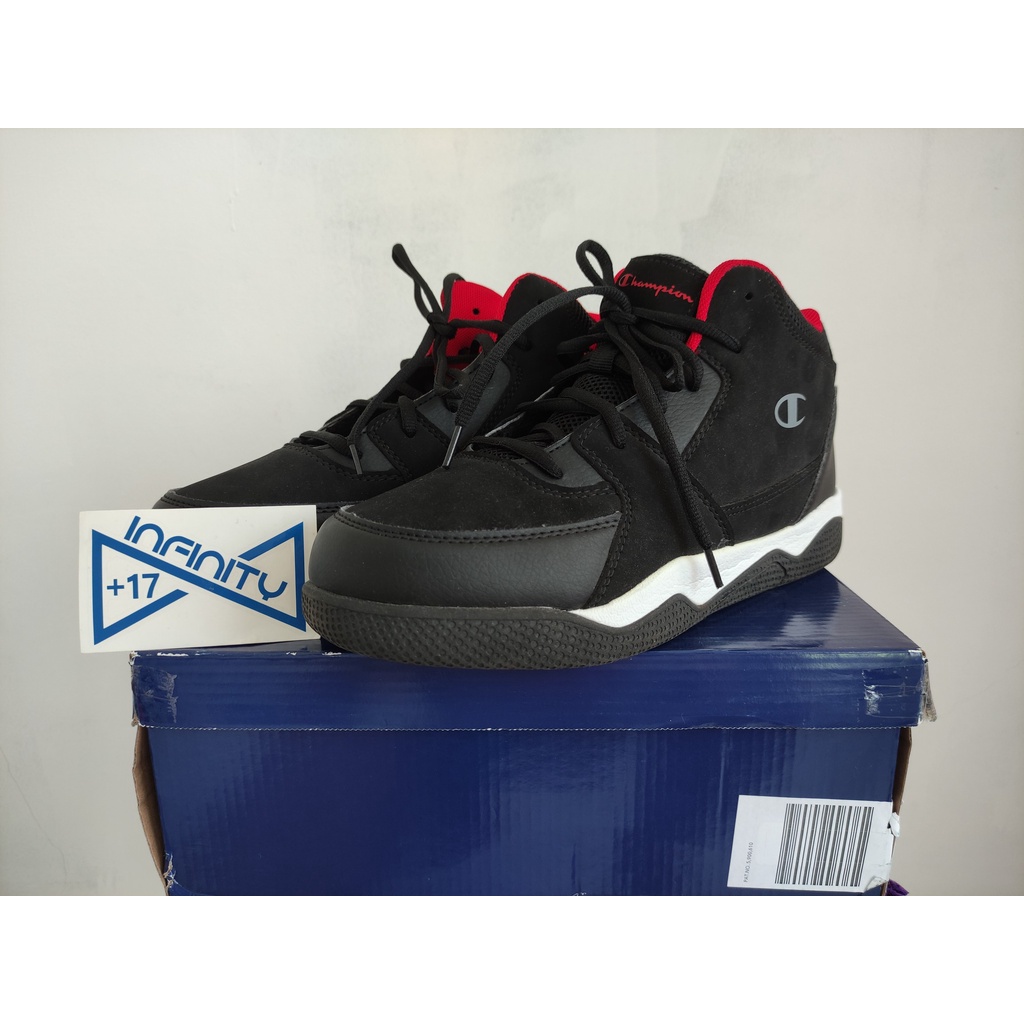 Champion Overtime Prolongation Black Men/Women - Original 100% & BNIB - Sepatu Basket Champion