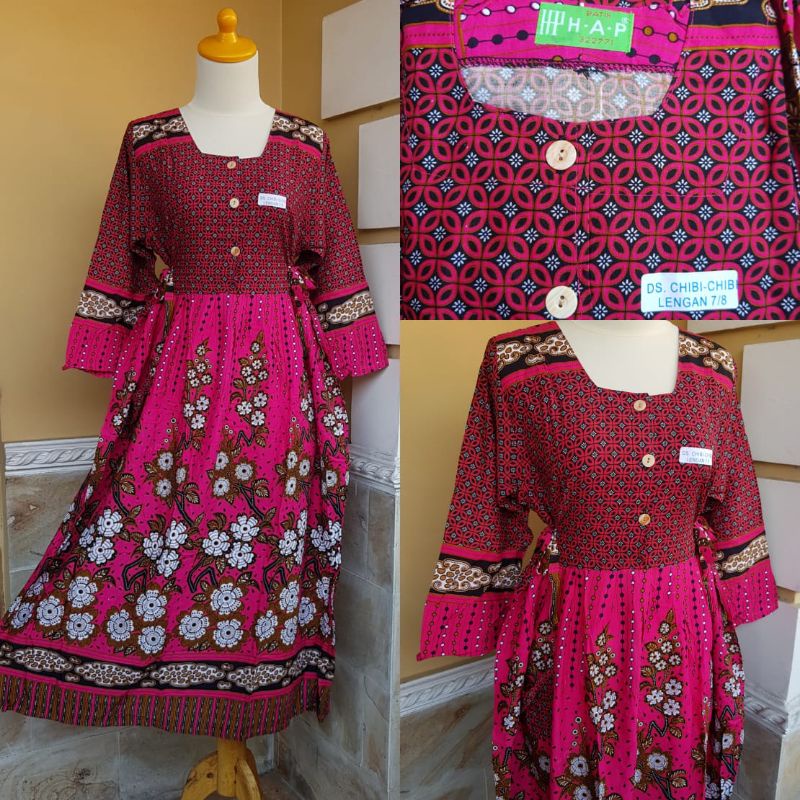 DASTER CHIBI LENGAN 7/8 HAP DASTER CANTIK DASTER PANJANG DASTER HAP PREMIUM