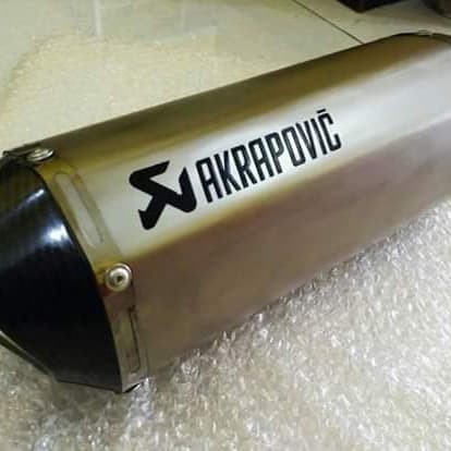 knalpot racing AKRAPOVIC GP silincer only
