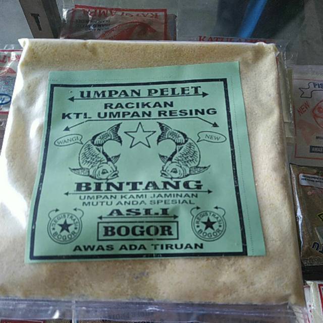 Umpan pelet ikan katulampa bintang bogor