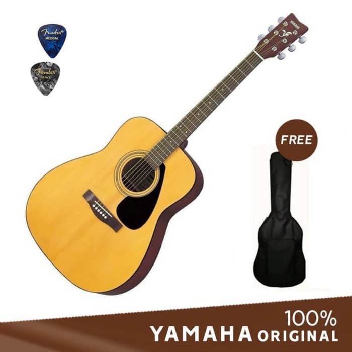 Gitar Guitar Yamaha ACOUSTIC F310 + SOFTCASE + PICK ORIGINAL