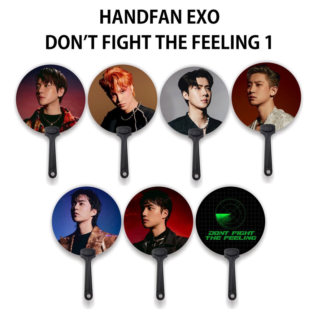 [READY STOCK] KIPAS TANGAN / HANDFAN EXO DON'T FIGHT THE FEELING 1