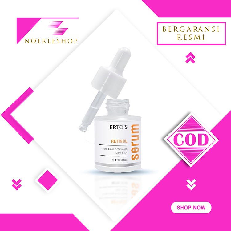 [ᴏʀɪ] Ertos SERUM Whitening RETINOL GLOWING SERIES Ertos Skincare Scincare SERUM PEMUTIH Wajah ER13