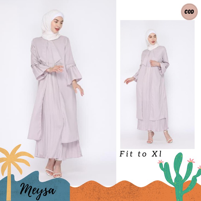LUVENA DRESS WANITA FASHION MUSLIM BAJU GAMIS ANAK PEREMPUAN DRES MK259 SYARI MUSLIM REMAJA TERBARU